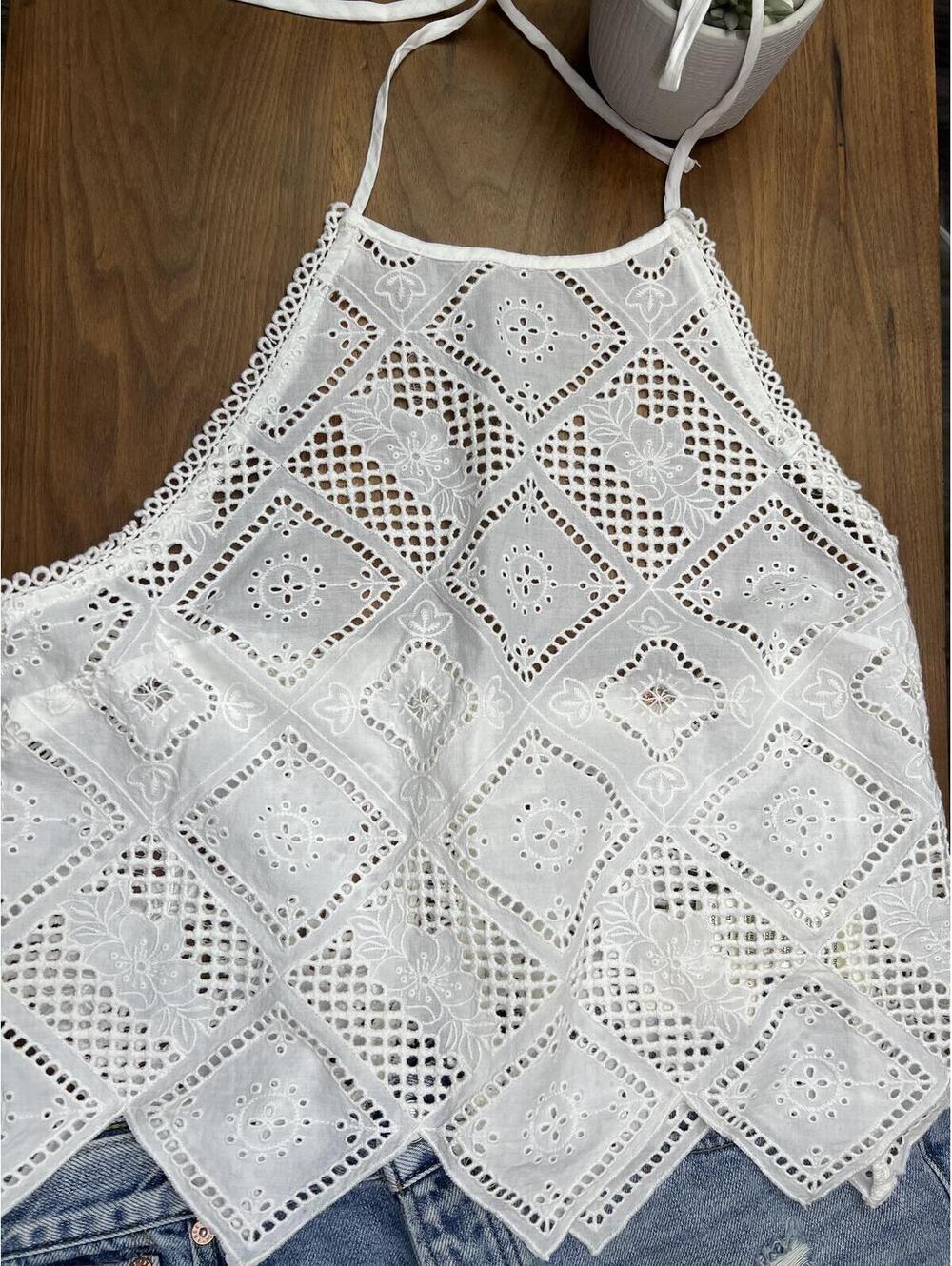 Free People Hankie Halter Top. NWT - Picture 3 of 7
